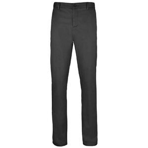 SOLS Mens Jared Stretch Slim Suit Trousers / Black